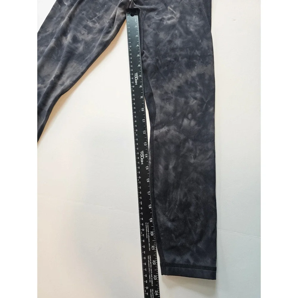 Zyia Active Leggings Kids 8 10 Black Tie Dye‎ High Waisted Athletic